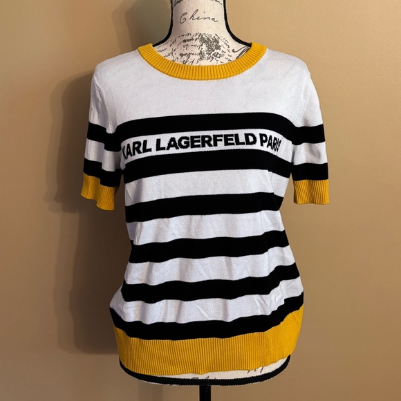 Karl Lagerfeld Short Sleeve
Striped Top - Picture 2 of 7
